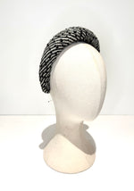 Monochrome Tweed Padded Headband (Ready to Ship)