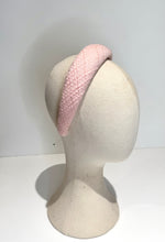 Pink Tweed Padded Headband (Ready to Ship)