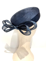 Teresa Navy Pillbox Hat