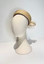 Natural Pillbox Hat