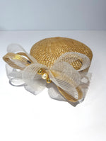 Natural Pillbox Hat