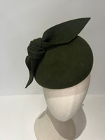 Felt Bow Teardrop Green