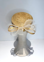 Natural Pillbox Hat
