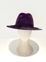 Plum Feather Fedora(Ready to Ship)