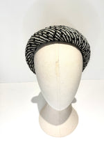 Monochrome Tweed Padded Headband (Ready to Ship)