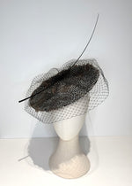 Polka Dot Feather Disc Hat (Ready to Ship)