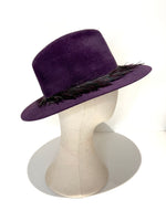 Plum Feather Fedora(Ready to Ship)
