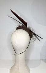 Felt Suki Hat - Brown  (Ready to Ship)