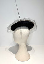 Polka Dot Feather Disc Hat (Ready to Ship)