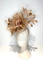Rose Gold Percher Hat (Ready To Ship)