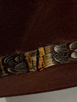 Bronze Feather Hat (Ready to Ship)