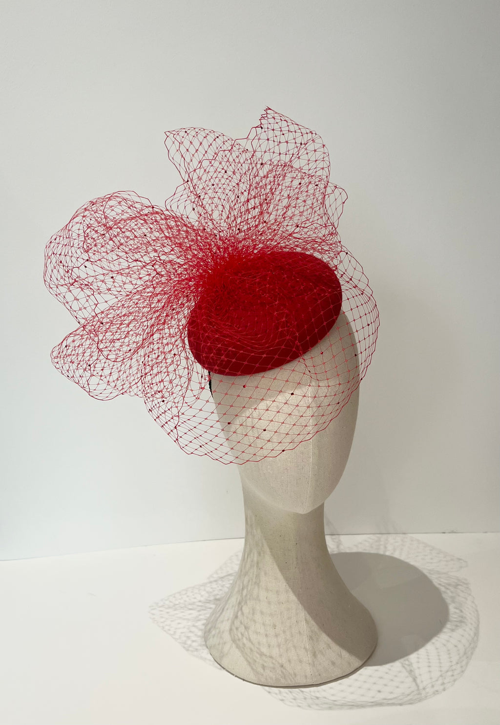 Veiled Button Hat