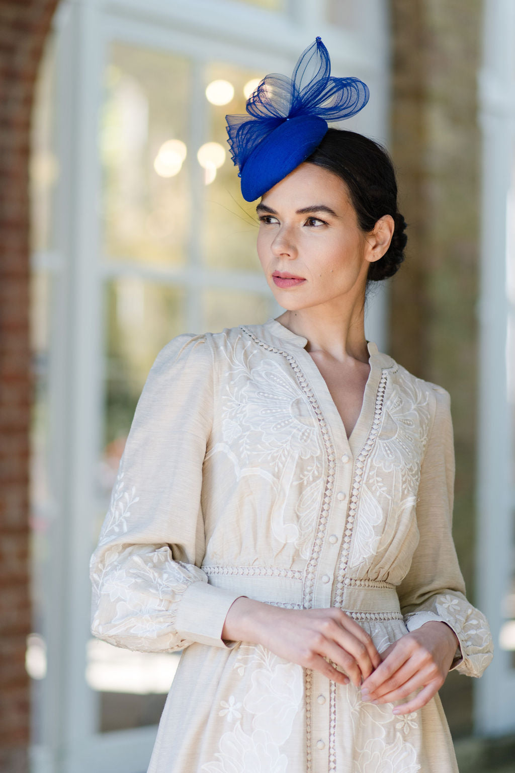 Azure Hat – Georgina Blyth Millinery