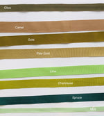 hat ribbon colours greens