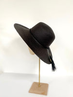 wide brimmed Panama hat