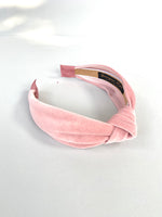 dusky punk velvet knot headband
