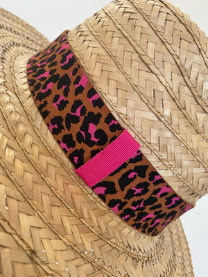 hot pink leopard band