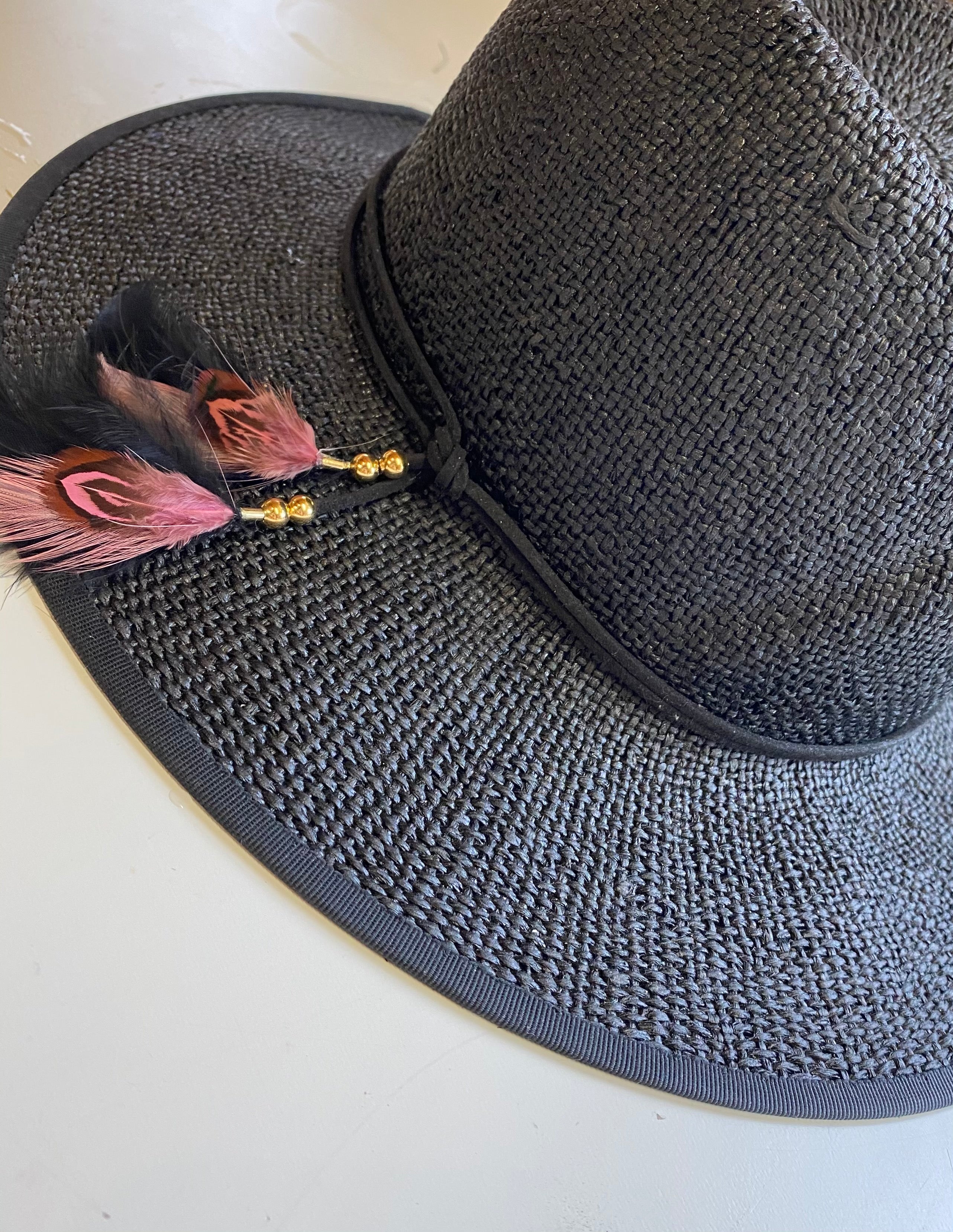 Ladies trilby sun hat clearance