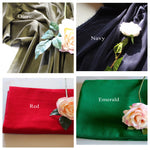 velvet knot headband - olive, navy, red, emerald